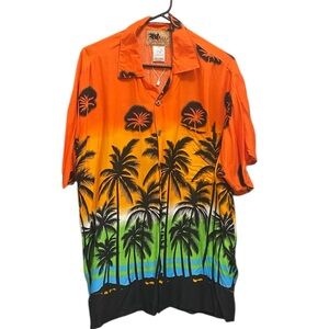 Ingear Vibrant Tropical Palm Shirt